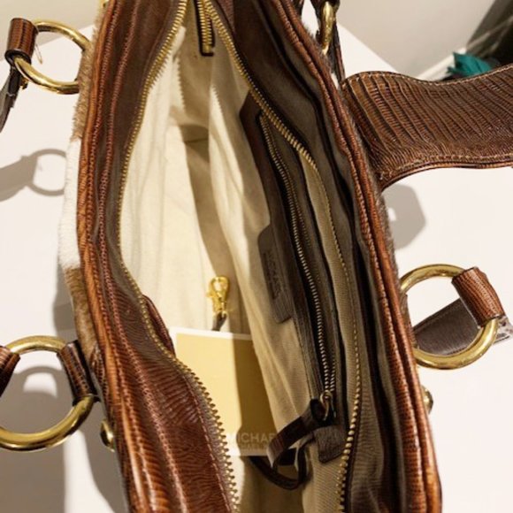 Michael Kors Cowhide Shoulder Bag - Picture 5 of 7